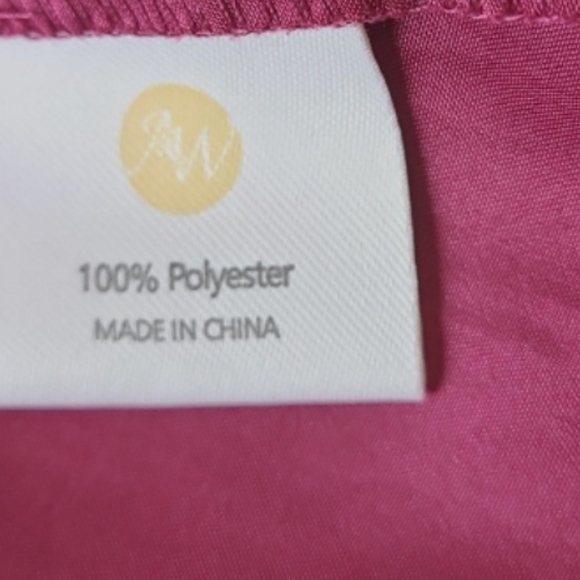 AW Bridal Women's SZ 8 halter gown Raspberry chiffon twisted‎ front bridal prom - Picture 7 of 11